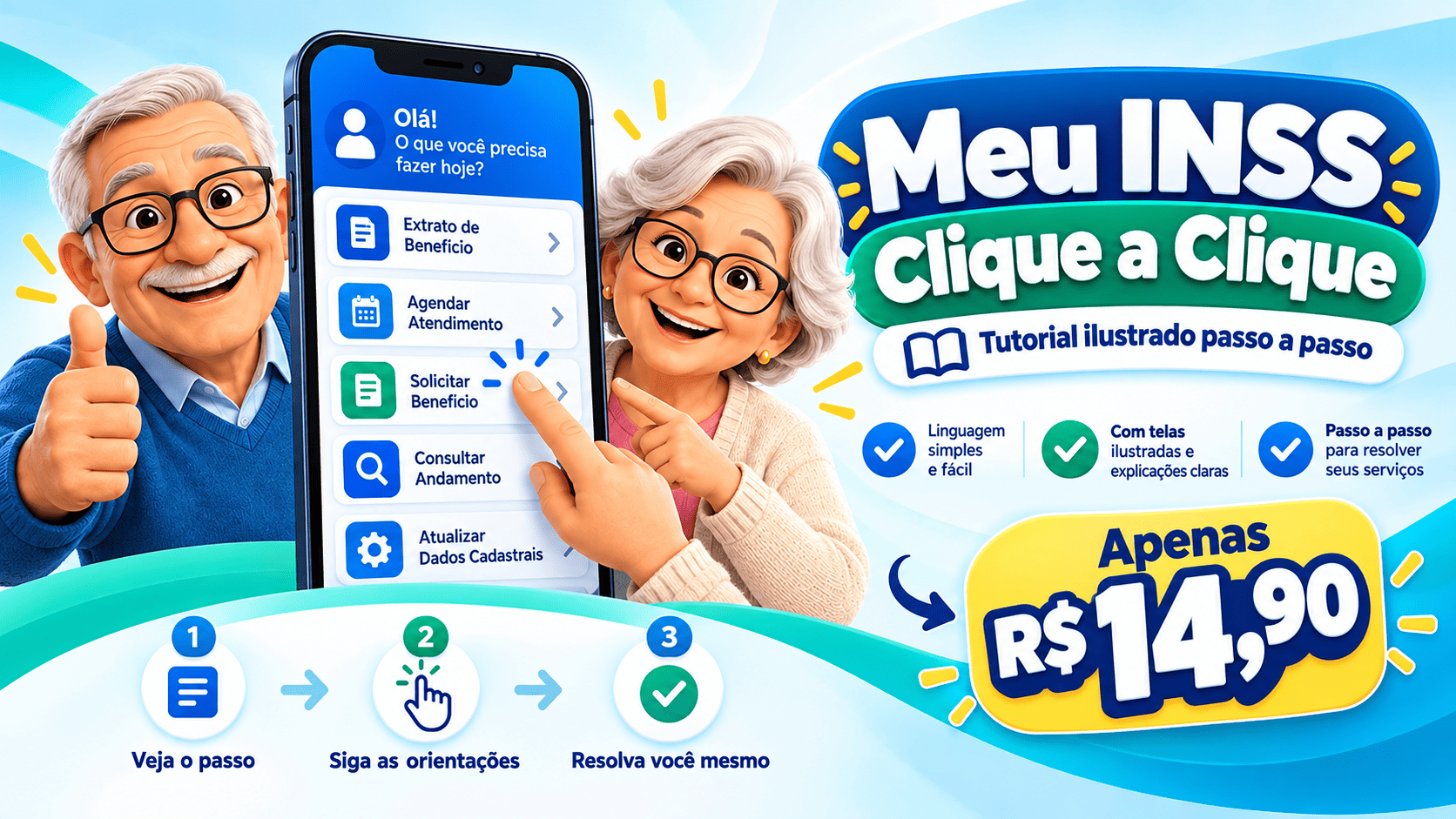 Capa do Guia Meu INSS Clique a Clique